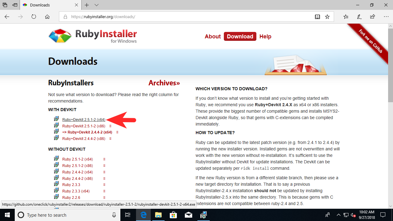 rubyinstaller.org